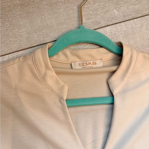 NWOT Italian Elegant Cream Women's Dress - Picture 3 of 5